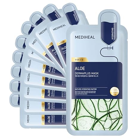 MEDIHEAL - Derma Plus Aloe Mask 22ml (Hydrating)