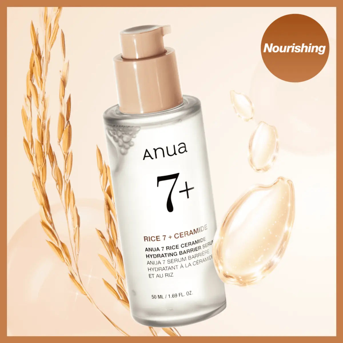 Anua 7 Rice Ceramide Hydrating Barrier Serum 50ml
