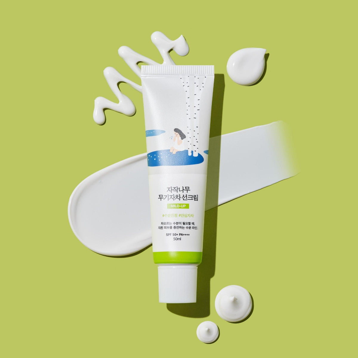 Round Lab – Birch Moisturizing Mild-Up Sunscreen SPF50+, PA++++ 50ml