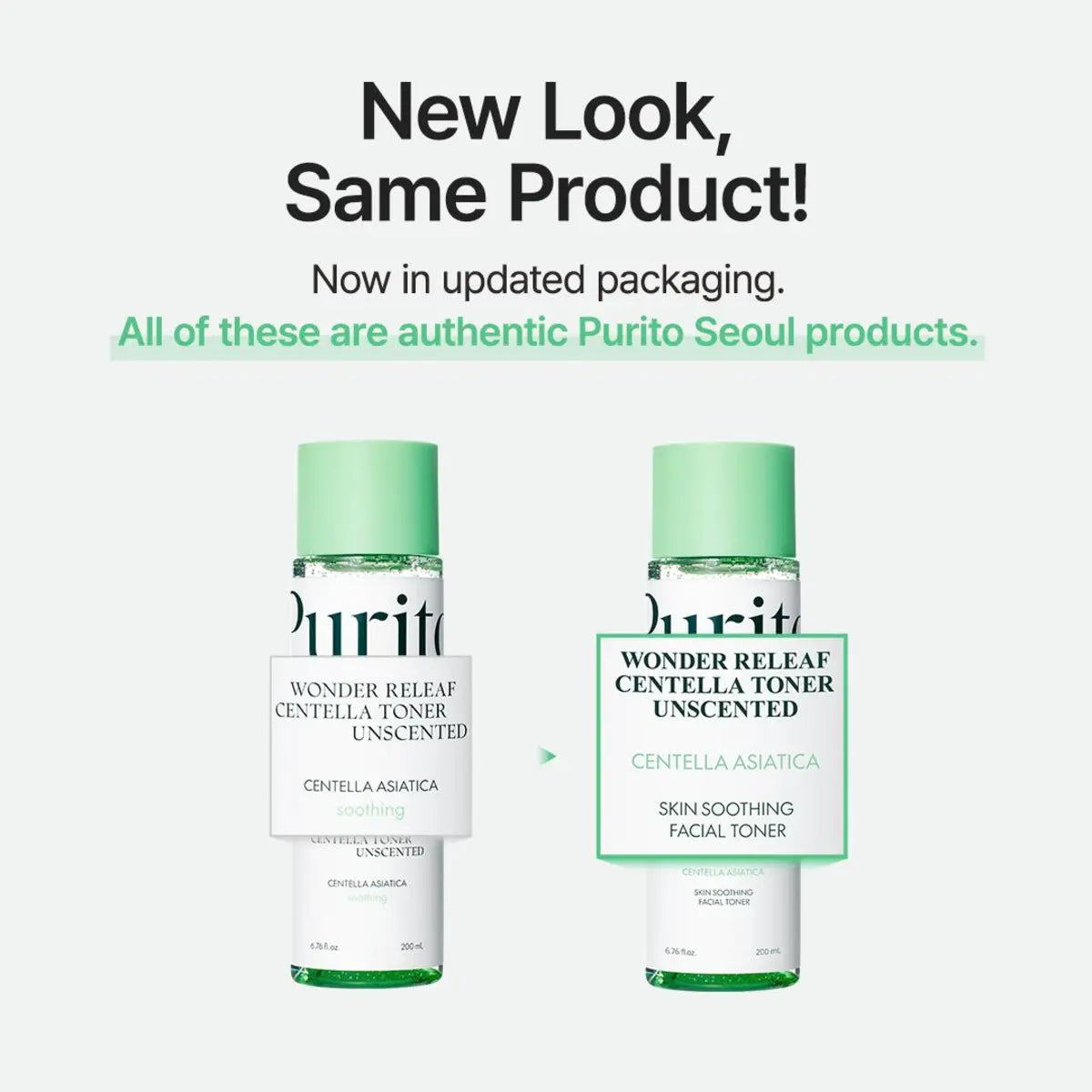 PURITO SEOUL Wonder Releaf Centella Toner Unscented 200ml